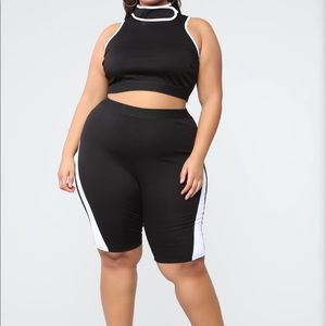 FASHION NOVA - FOR THE HYPE SHORT SET